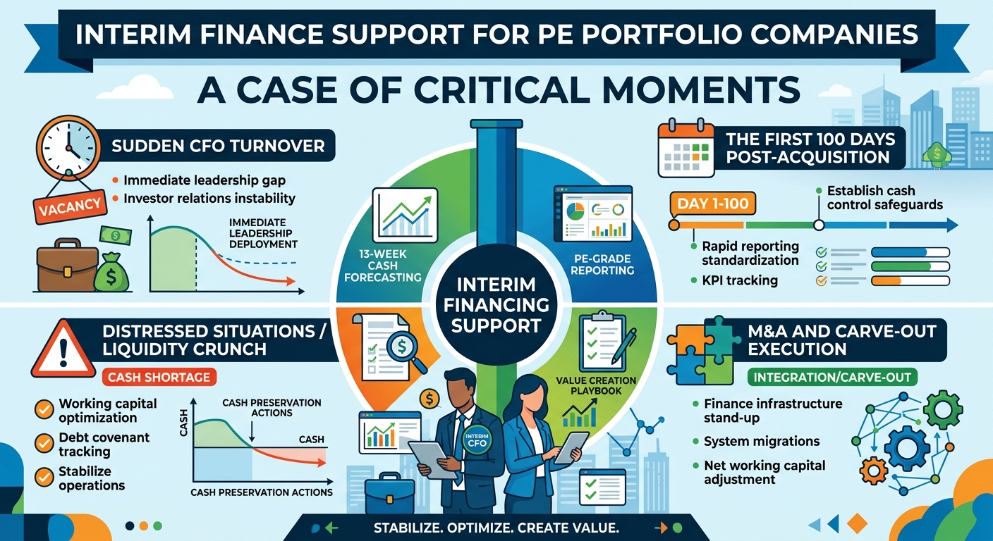 Interim Finance Support for PE Portfolio Companies
